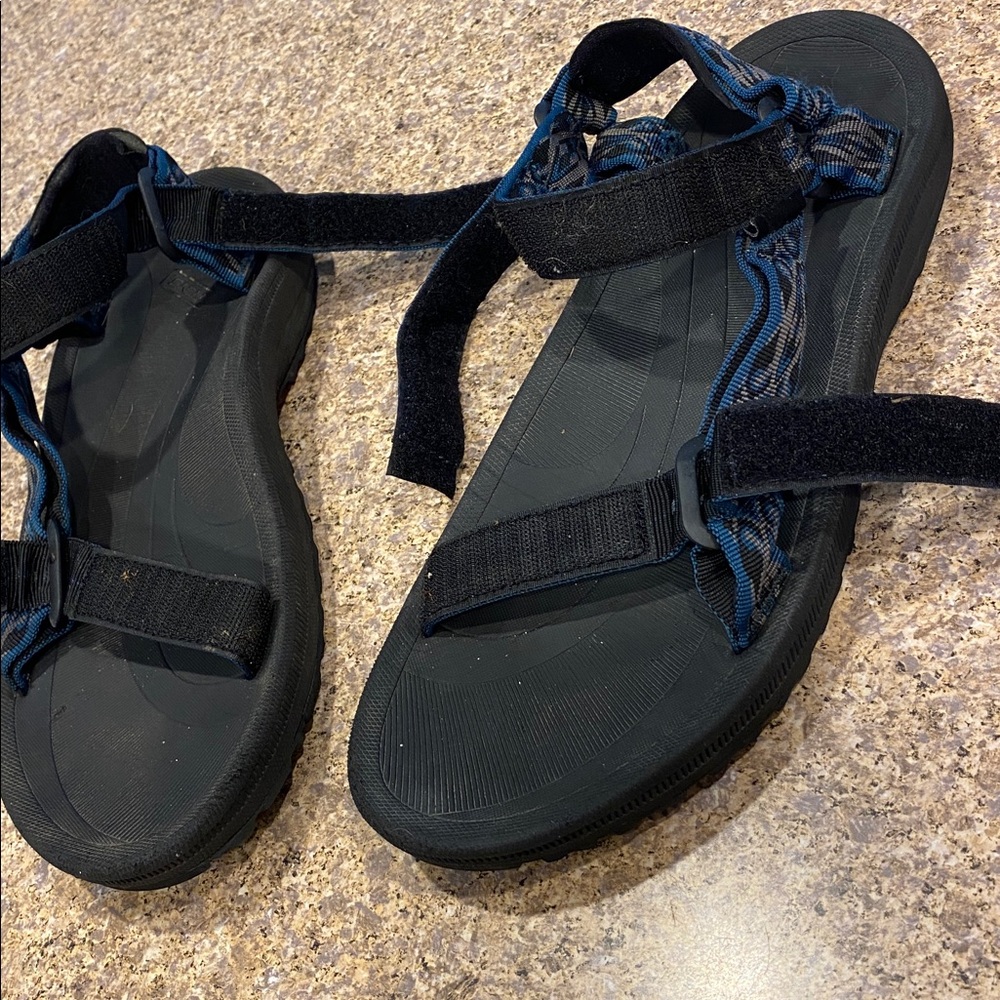 Teva Blue Black Gray Water Hiking Sport Sandals US Size 11 - Picture 14 of 17
